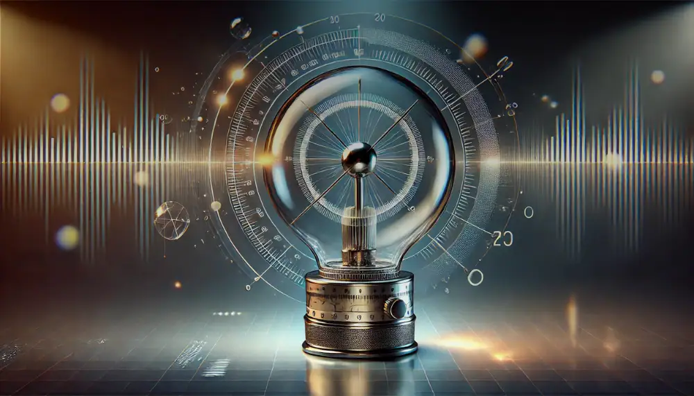 Hochwertige wissenschaftliche Uhr mit digitalem Display, das komplexe Messungen und präzise Zeitmessung in einem modernen Design zeigt. Perfekt für Wissenschafts- und Technikliebhaber.