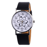 Stilvolle Armbanduhr im Atommodell-Design mit Periodensystem-Elementen, perfekt für Wissenschafts- und Chemie-Enthusiasten, kombiniert Funktionalität mit einzigartigem Look.