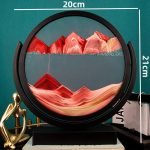 Detailliertes 3D-Modell eines geologischen Schichtprofils in einem schwarzen Rahmen, ideal für wissenschaftliche Dekorationen und Bildungszwecke.