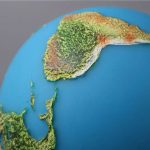 Detaillierte 3D-Modelle der Erdoberfläche, die die Höhenunterschiede und geografischen Merkmale anschaulich darstellen. Perfekt für Wissenschafts- und Dekorationszwecke.