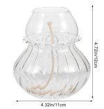 Transparente Glasvase mit einer realistischen Nachbildung einer menschlichen Wirbelsäule, ideal für wissenschaftliche Dekorationen oder als einzigartiges Sammlerstück.