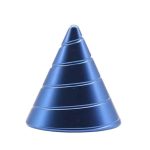 Metallischer Höhlenturm in Spiralform, ideal für wissenschaftliche Dekorationen und Gadgets. Perfekt für Sammler und Wissenschaftsbegeisterte.