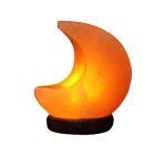 Mondförmige Nachttischlampe aus Keramik mit sanftem, warmem Licht, ideal für Schlafzimmer oder als dekoratives Element.