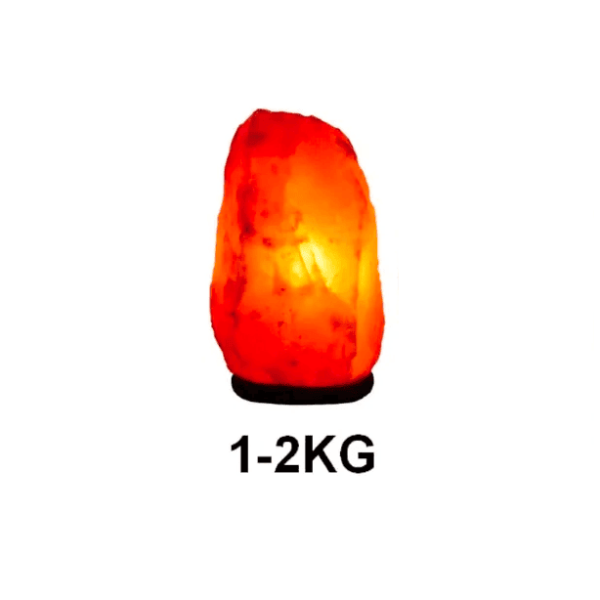 Salzkristall-Lampe, 1-2 kg, mit warmem Licht, ideal für entspannende Atmosphäre und dekorative Zwecke. Handgefertigte Salzlampe aus Himalaya-Salz, die natürliche Schönheit und positive Energie in den.
