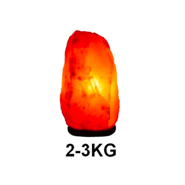 Salzlampe in Steinform, ca. 2-3 kg, warmes Licht, dekoratives und entspannendes Element für Zuhause oder Büro.