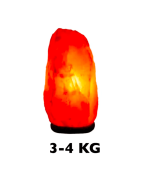 Leuchtende Salzlampe im Salzbergwerk, ca. 3-4 kg, warmes Licht, dekoratives und wissenschaftliches Element für Zuhause oder Büro.