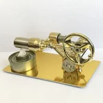 Präzises wissenschaftliches Modell eines Teleskops mit goldfarbenen Komponenten, ideal für Dekoration und Bildung.