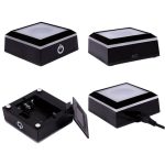 Elektronische Wissenschaftsbox mit beleuchteter Oberfläche, ideal für Experimente und Dekorationen im wissenschaftlichen Stil.