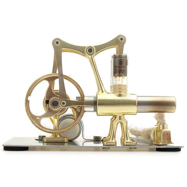 Detaillierter wissenschaftlicher Mechanismus aus Messing, Glas und Metall, ideal für Dekoration und wissenschaftliche Sammlungen.