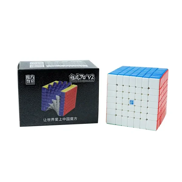 Hochwertiger magnetischer Zauberwürfel V2, perfekt für Puzzle-Enthusiasten und Sammler, mit stabilen, glatten Kanten für ein reibungsloses Drehgefühl.