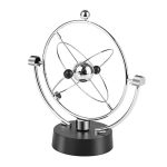 Dekoratives Atommodell mit beweglichen Elektronenbahnen, ideal für Wissenschafts- und Dekorationszwecke.