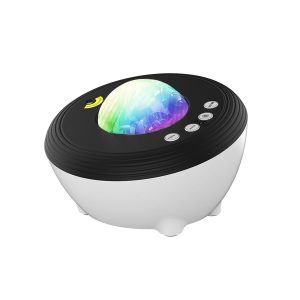 Modernes Lichttherapiegerät mit Farbwechsel, ideal für Entspannung und Wohlbefinden, mit intuitiven Bedienelementen.
