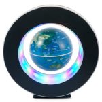 Hochwertige Erdkugel mit LED-Lichtring, ideal für Wissenschafts- und Dekorationszwecke. Perfekt für Bildung, Büro oder als stilvolles Dekorationsstück.