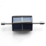 Wissenschaftliches Solar-Experimentiergerät mit transparenten Solarzellen und Metallstange, ideal für Bildungszwecke und wissenschaftliche Demonstrationen.