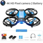Drohne mit 4K HD Kamera, langlebigem Akku und Schutzgehäuse, ideal für Luftaufnahmen und Hobbyflüge. Perfekt für Technik- und Wissenschaftsbegeisterte, die hochwertige Drohnenaufnahmen machen möc.