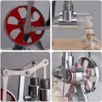 Hochwertige wissenschaftliche Geräte mit mechanischen Komponenten, ideal für Experimente und Dekorationen im wissenschaftlichen Stil.