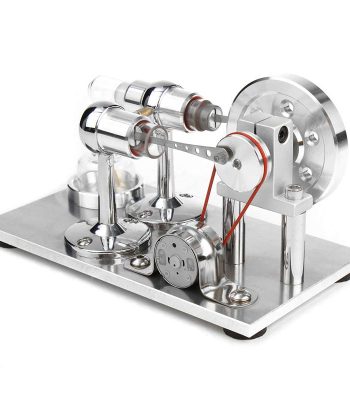 Wissenschaftliches Experimentiergerät mit Glaskolben und Metallteilen, ideal für Dekorationen und wissenschaftliche Gadgets.