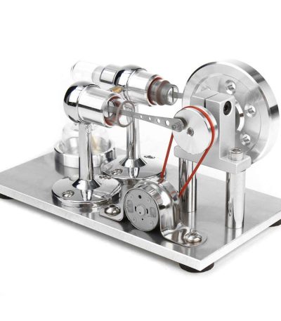 Wissenschaftliches Experimentiergerät mit Glaskolben und Metallteilen, ideal für Dekorationen und wissenschaftliche Gadgets.