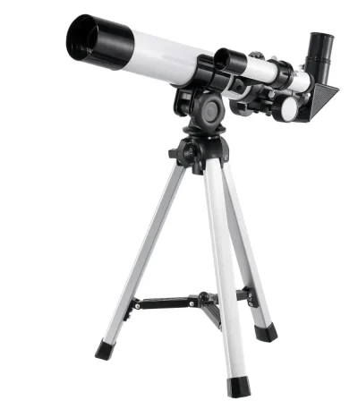 Hochwertiges Teleskop für Astronomie-Enthusiasten, ideal für Himmelsbeobachtungen und wissenschaftliche Studien, mit stabiler Tripod-Unterstützung.