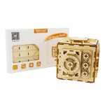 Detailliertes 3D-Holzpuzzle mit mechanischen Zahnrädern, ideal für Bastler und Wissenschaftsbegeisterte, fördert Feinmotorik und technisches Verständnis.