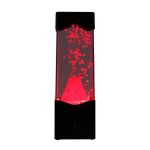 Moderne Lava-Lampe mit rot leuchtenden Blasen, ideal für Dekoration und wissenschaftliche Experimente, schafft eine faszinierende Atmosphäre.