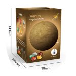 Wissenschaftliches Venus-Planetenset mit Mineralproben und DIY-Pendant für Bildungs- und Dekorationszwecke. Perfekt für Kinder und Erwachsene, die Astronomie und Geologie erkunden möchten.