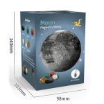 Mondplanet-Bausatz mit Steinen und Anhänger, ideal für Wissenschafts- und Dekorationsliebhaber, inklusive DIY-Anhänger, perfekt für Bildung und Dekoration.