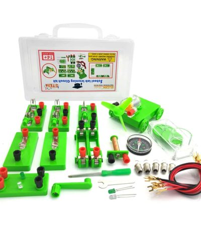 Wissenschaftliches Experimentierset mit Magneten, Spulen, Kompass und Zubehör für Bildungszwecke. Perfekt für Kinder und Schüler, um Physik und Magnetismus spielerisch zu erforschen.