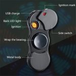 Innovatives wissenschaftliches Gadget mit USB-Ladung, LED-Beleuchtung, Zündmarkierung, Seitenschalter, Metallgehäuse und drehbarem Lager, ideal für Dekoration und Wissenschaftsprojekte.