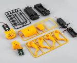 Bausatz mit elektronischen Komponenten und Motoren für wissenschaftliche Experimente und kreative Projekte. Ideal für Bildung und Hobby, bestehend aus Motoren, Batteriefächern, Schaltkreisen und lusti.