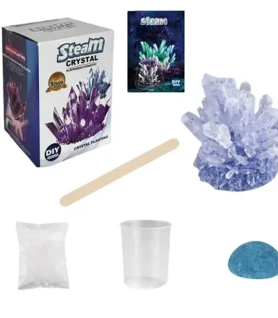 Kristall-Set für DIY: Wissenschaftliche Kristallzucht, ideal für Dekorationen und Lernprojekte.