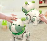 Interaktiver Kinderroboter mit niedlichem Design, der auf Berührungen reagiert und spielerisch Lernen fördert. Perfekt für Kinder, um ihre motorischen Fähigkeiten und Neugier zu entwickeln.