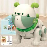 Hochwertiger Roboter-Hund mit niedlichem Design, ideal für Kinder und Technikliebhaber, ausgestattet mit Fernbedienung und interaktiven Funktionen.