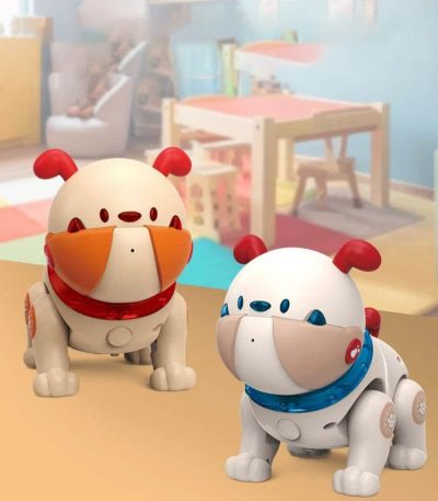 Hochwertiger Roboter-Hund mit Antennen, ideal als wissenschaftliches Dekorationsstück oder Spielzeug, perfekt für Kinderzimmer und Wissenschaftsliebhaber.