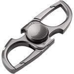 Schlüsselanhänger mit Karabinerhaken und Drehverschluss, ideal für Schlüssel, Taschen oder Outdoor-Ausrüstung, aus robustem Metall gefertigt.