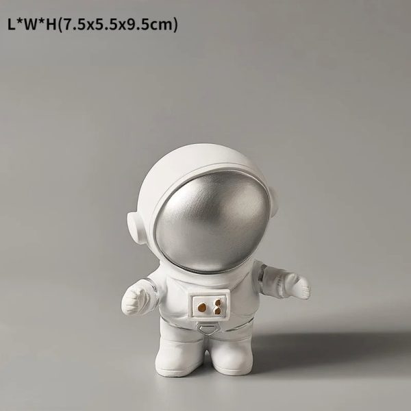 Kunststoff-Astronautenfigur, dekorativ, für Science-Fans.