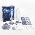 Wissenschaftliches Experiment-Set mit Wasserblase-Simulator, inklusive Flasche, Basis, Kabel und Anleitung, ideal für Kinder ab 8 Jahren.
