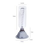 Mini-Tornado-Experiment im Glas, wissenschaftliches Gadget für Bildung und Dekoration, zeigt einen kleinen Tornado in einem transparenten Behälter.