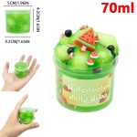 Bunte Wassermelonen-Gelee-Bobas in einem transparenten 70ml Behälter, ideal für Spiel und Dekoration.