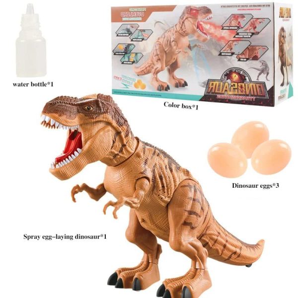 Dinosaurier Spielzeug mit Wasserflasche, Eiern und Verpackung, ideal für Kinder, inklusive beweglichem Dinosaurier, Wasserflasche und Eier, pädagogisches Spielzeug.