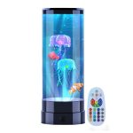 LED-Quallen im Wasserball mit Fernbedienung, farbenfrohes Wasserlichtspiel, ideal für Dekoration und Entspannung.