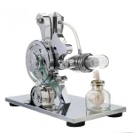 Wissenschaftliches Gerät mit Glasröhre und mechanischen Komponenten, ideal für Experimente und Demonstrationen in der Forschung.