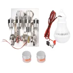 Wissenschaftliches Experimentierset mit Glühbirnen, Kabeln und Sensoren für Bildungszwecke. Perfekt für Schüler und Lehrer, um elektrische Schaltungen und Physik zu erforschen.