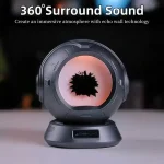 Hochwertiger Lautsprecher mit 360° Klang für ein immersives Hörerlebnis, ideal für Zuhause und Partys. Modernes Design mit Echo-Wandtechnologie für beeindruckenden Sound.