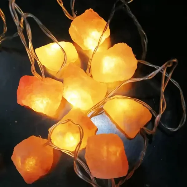 Dekorative LED-Lichterkette mit Kristall-Design, ideal für festliche Dekorationen und stimmungsvolle Beleuchtung in Ihrem Zuhause oder bei Veranstaltungen.