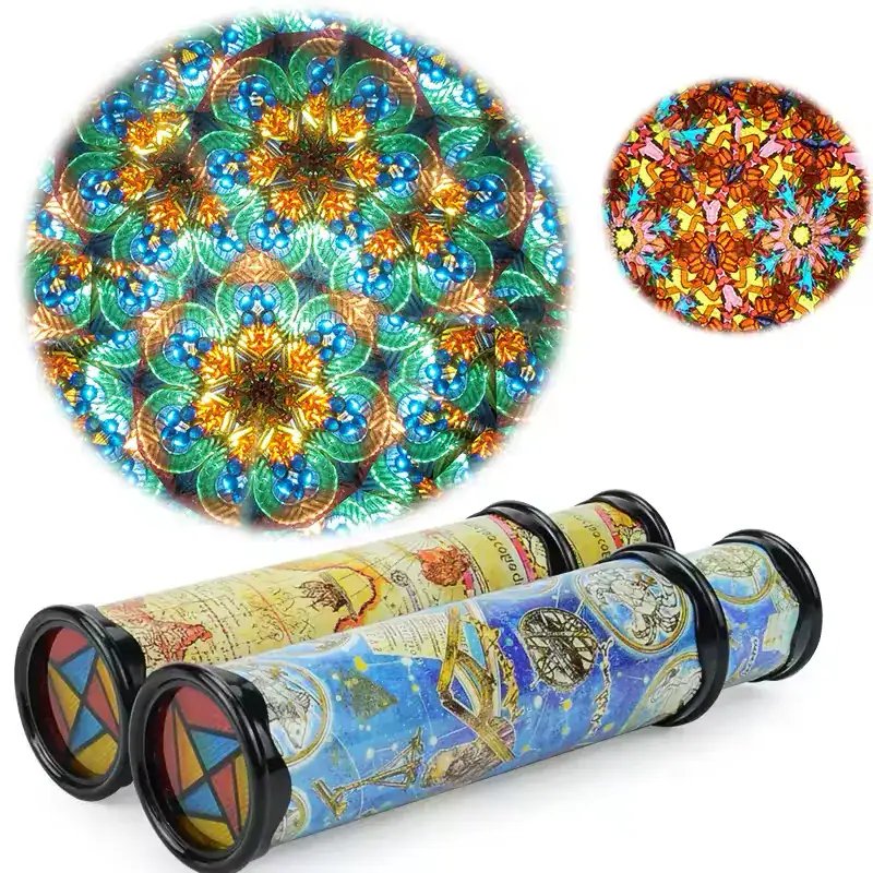 Bunte Mandalas und wissenschaftliche Teleskope, ideal für Dekoration und Bildung, mit detaillierten Mustern und farbenfrohem Design. Perfekt für Wissenschafts- und Dekorationsliebhaber.