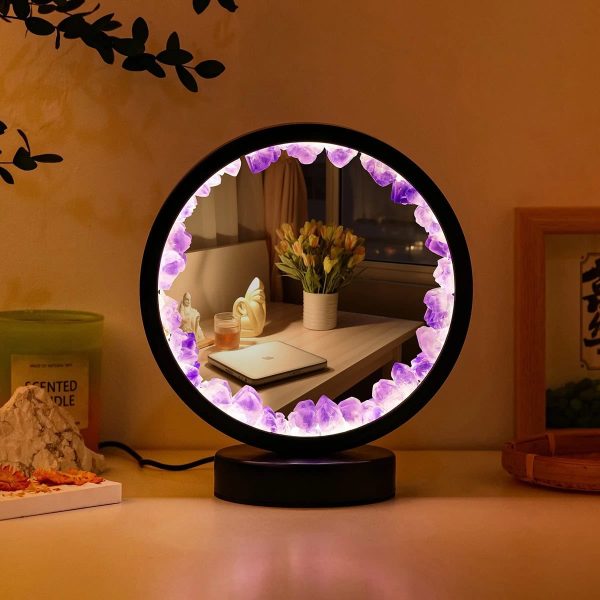 Modernes Nachtlicht mit Kristall-Design und LED-Beleuchtung, ideal für Schlafzimmer und Kinderzimmer, schafft eine entspannte Atmosphäre.