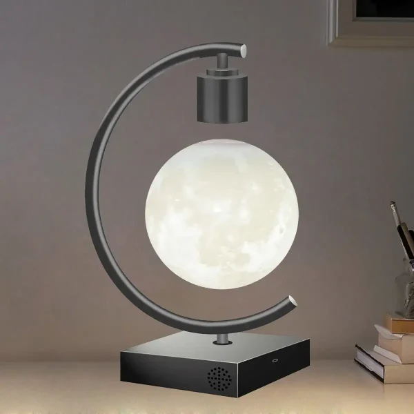 Innovative Mondlampe mit stilvollem Design, die den Mond in realistischer Optik darstellt und als dekoratives Licht in jedem Raum dient.