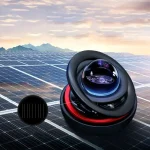 Hochwertiger wissenschaftlicher Sonnenkollektor mit integrierter Kamera, ideal für innovative Projekte und Dekorationen im Bereich Wissenschaft und Technologie.