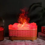 Attraktive Feuer- und Eisdarstellung mit leuchtenden Flammen und gefrorenen Elementen, ideal für wissenschaftliche Dekorationen und kreative Projekte.